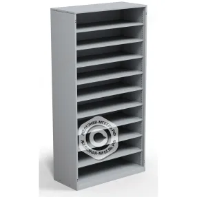 шкаф для пластиковый лотков шпл-400-5 (без дверей)