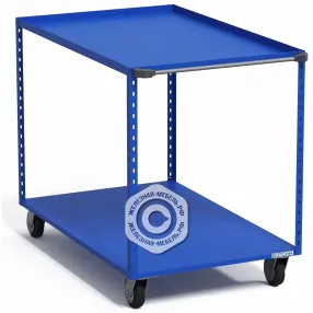 тележка ярусная со сплошными полками тя-м-01 (без колёс)