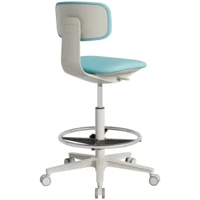 кресло высокое кр24-в на газ лифте (каркас нейлон и стекловолокно)