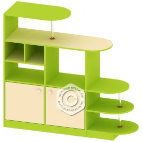 стеллаж для игрушек и пособий ст-ад-33