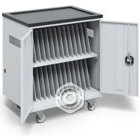 тележка для хранения 30 ноутбуков и планшетов 15,6 дюймов