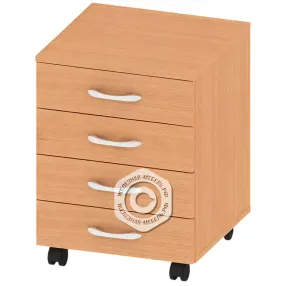 тумба офисная с 4-мя ящиками тм-тр-13