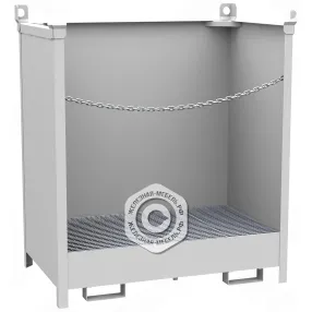 поддон для 2-х бочек штабелируемый пбш-02 (закрытый)