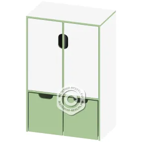 стеллаж для пособий ст-ад-204-5