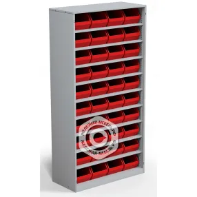 шкаф для пластиковый лотков шпл-400-5 (без дверей)