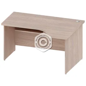 стол письменный угловой правосторонний оф-ст-101, ясень анкор светлый