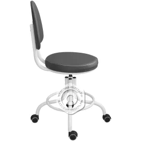 кресло винтовое с мягким сиденьем кр01(т) на колесиках