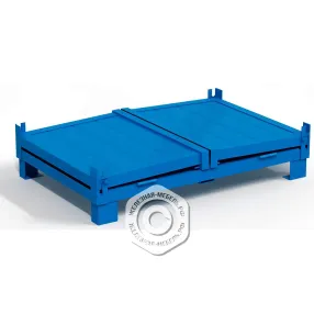 контейнер металлический складной с откидным бортом кгс-1200