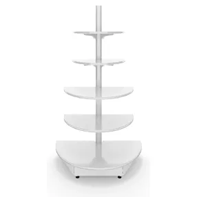 стеллаж торговый торцевой полукруглый 50 серия