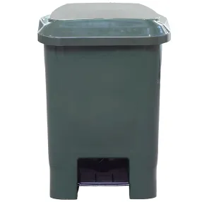 мусорный контейнер мкт-30 полимерный 30л., с педалью, с пакетодержателем