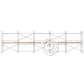 леса рамные строительные лрсп-д 30, 2х15 м (1 ярус под настил)