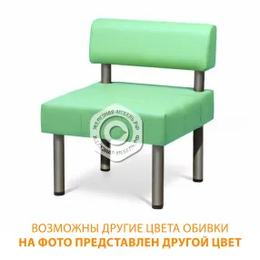 банкетка одноместная б-2х (кожзам эконом белый)