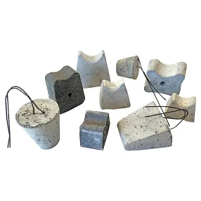 бетонный фиксатор арматуры пирамида 40 мм, упаковка 200 шт