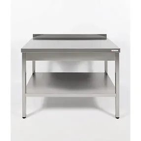 стол производственный с бортом со сплошной полкой сп-13/6-бп