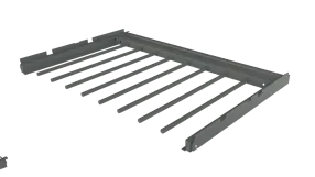 выдвижная вешалка для брюк титан-gs 600х440 (цвет серебристый)