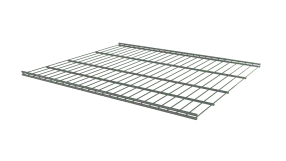 металлическая сетчатая полка титан-gs (603х506) (цвет серебристый)