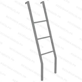 кровать двухъярусная детская «эконом» 1500х1900х700, закруглённое, сетка квадратное звено