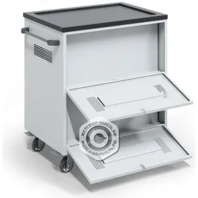 тележка для хранения 30 ноутбуков и планшетов 15,6 дюймов