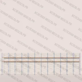 леса рамные строительные лрсп-40 10х36 м (2 яруса под настил, 2 подъема)