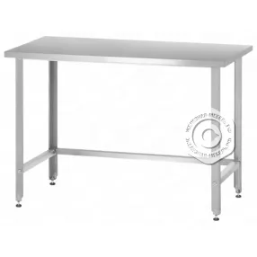 стол производственный спрн 860х1200х800 «norma inox» (полка-обвязка сварная, ножка угловая)