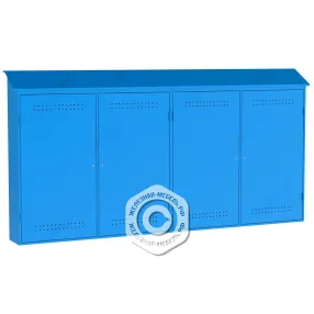 металлический шкаф для рампы о3 (2050х4000х400)