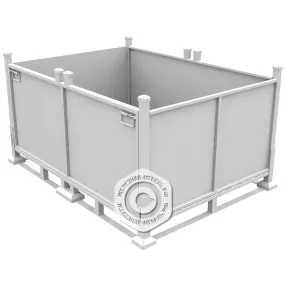 модульный контейнер металлический штабелируемый 840х1600х1200