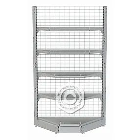 стеллаж торговый сетчатый угла внутреннего 25 серия