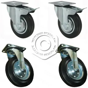 комплект литых колес с тормозом d200 мм