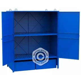 шкаф металлический для хранения ibc/ktc контейнеров (3540х2910х1550)