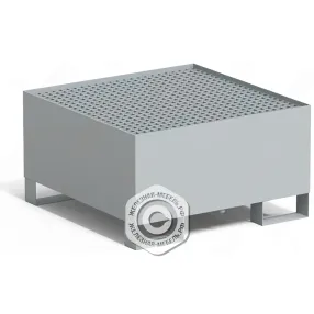 поддон для хранения бочки пдб-01, оцинкованный решетчатый настил