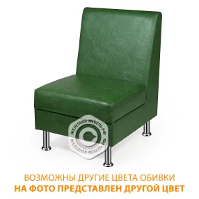 диван-кресло дм-1 (кожзам эконом белый)