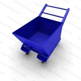 тележка-бункер опрокидывающаяся тво-1