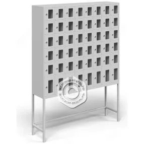 шкаф абонентский на подставке ша-48-о (40+8 ячеек) с окошками