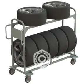 тележка для автомобильных шин 1300х1500х640 (без колёс)