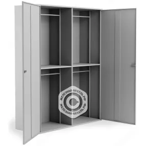шкаф усиленный для хранения бронежилетов и касок брк-3 (1800x1400x500)