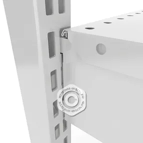 стеллаж торговый усиленный с передней стойкой 25 серия