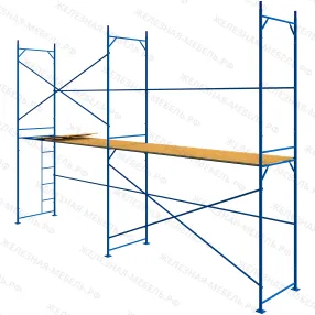 леса рамные строительные лрс-40 4х6 м (1 ярус с настилом)