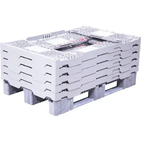 паллетная рама складная штабелируемая 1220х815х300 для паллета 1200х800, арт. паллетная рама cr 1208