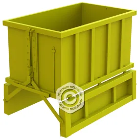 контейнер металлический с откидным дном кг м-313