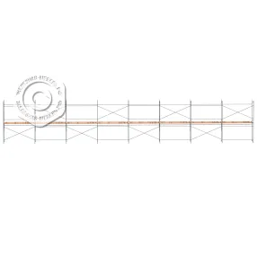 леса рамные строительные лрсп-д 30, 4х24 м (1 ярус под настил)