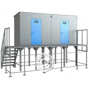 хранилище для 50 баллонов на подставке разборное