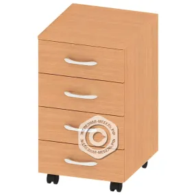 тумба офисная с 4-мя ящиками тм-тр-13-1