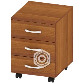 тумба офисная выкатная оф-ст-216, орех таволато