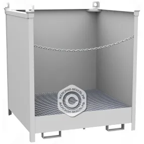 поддон для 4-х бочек штабелируемый пбш-04 (закрытый)