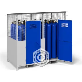 хранилище для баллонов без креплений сварное хгс-01.01, оцинкованный настил