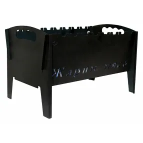 мангал разборный «жарим мясо» (310х500х295) с переносной сумкой