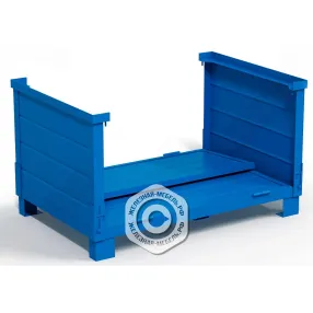 контейнер металлический складной с откидным бортом кгс-1200