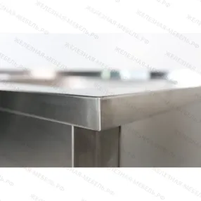 стол производственный спрп - 860х600х700 «profi inox» с полкой обвязкой (без борта)