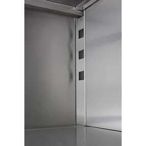 полка нержавеющая настенная открытая пно-7/3