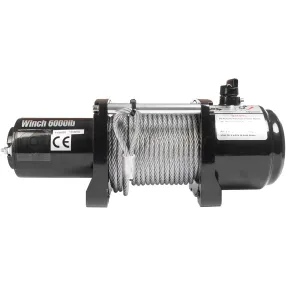 лебедка автомобильная tor 12 v p6000 (2720 кг/20 м)